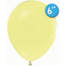 Eğlence Marketi 6 Inç Küçük Boy Balon 20 Adet Vanilya
