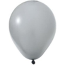 Eğlence Marketi 12" Baskı Balonu Gri 100'lü