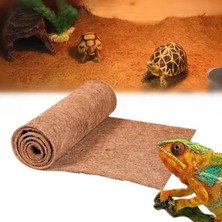 Pengfu Shop 30X50CM Tarzı Sürüngen Halı Doğal Hindistan Cevizi Elyafı Hindistan Cevizi Kaplumbağa Mat Pet Teraryum Astar Sürüngen Malzemeleri Kertenkele Yılan Bukalemun Kaplumbağa (Yurt Dışından)