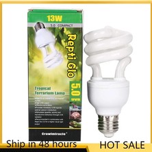 Pengfu Shop UVB5.0-13W Stili Uvb Sürüngen Ampul Uv Lamba Amfibi Vivaryum Kaplumbağa Kaplumbağa Yılan Pet Enerji Tasarruflu Isıtma Aydınlatma 220 V (Yurt Dışından)