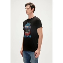 Bad Bear Reckless 0 Yaka Erkek Tshirt - Siyah