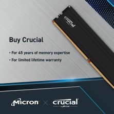 Crucial Pro 64GB Kit (2X32GB) DDR5-5600 Udımm CL46 Masaüstü Pc Ram Bellek CP2K32G56C46U5