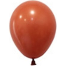 Eğlence Marketi 6 Inç Küçük Boy Balon 20 Adet Terracotta