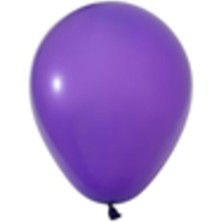 Eğlence Marketi 12 Inç Standart Boy Pastel Balon Violet 100 Adet