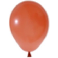 Eğlence Marketi 5 Inç Küçük Boy Pastel Balon Terracotta 100 Adet