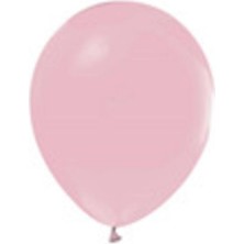 Eğlence Marketi 12 Inç Standart Boy Makaron Balon 10 Adet Pembe