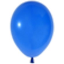 Eğlence Marketi 5" Yuvarlak Balon Mavi (100'LÜ)