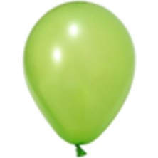 Eğlence Marketi 12 Inç Standart Boy Metalik Balon Açık Yeşil 100 Adet