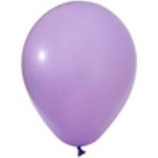 Eğlence Marketi 12 Inç Standart Boy Pastel Balon Açık Violet 100 Adet