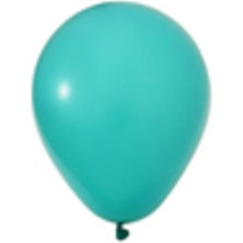 Eğlence Marketi 12 Inç Standart Boy Pastel Balon Turkuaz 100 Adet