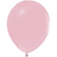 Eğlence Marketi 5 Inç Küçük Boy Makaron Balon Pembe 100 Adet