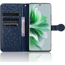 YH Market Oppo Oppo 11 5g Manyetik Toka Için Kılıf Geometrik Desen Deri Cüzdan (Yurt Dışından)