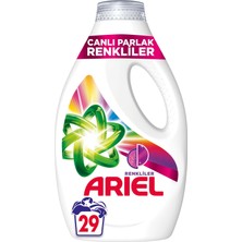 Ariel Canlı Parlak Renkliler Sıvı Çamaşır Deterjanı 29 Yıkama