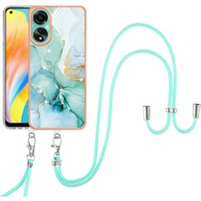 YH Market Oppo A78 4g Mermer Crossbody Kordon Askısı Tampon Anti-Scratch Için Kılıf (Yurt Dışından)