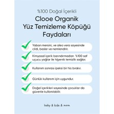 Clooe Organik Yüz Temizleme Köpüğü (150ml) - Yetişkin & Çocuk - Aloe Vera, At Kestanesi, Meyan Kökü