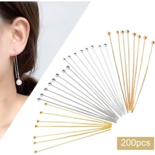 Aling 200 Metal Uç Pimleri Takı Yapımı Için Metal Uç Pimleri Charms Küpe 16MM (Yurt Dışından)