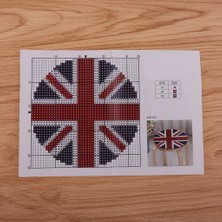 Aling Halı Yapımı Setleri Çiçek / / Top / Capet Nakış Union Jack (Yurt Dışından)