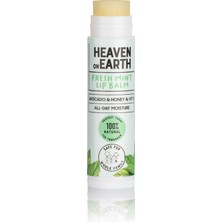 Heaven On Earth %100 Doğal ve Organik Içerikli Fresh Mint Lip Balm Nemlendirici Besleyici Naneli Dudak Bakım Kremi 5 gr