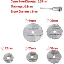 Depolife Dremel Proxxon Için Ahşap Kesici Mini Testere Ahşap Oyma Elmas Kaplı Uç 16LI Set