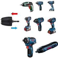 Depolife Bosch Go 2.0 Bosch Ixo V 7 Gdr 120-LI Gdr 18V-200 C Gsr 12V-35 Hx Gdr 180-LI Şarjlı Matkap Mandren