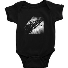 Darkhane Klarnetçi Siyah Unisex Bebek Body - Zıbın