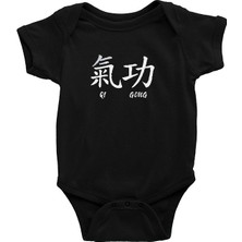 Darkhane Wushu Siyah Unisex Bebek Body - Zıbın