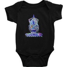 Darkhane Yoga Siyah Unisex Bebek Body - Zıbın