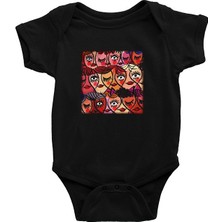 Darkhane 8 Mart Dünya Kadınlar Günü Siyah Unisex Bebek Body - Zıbın