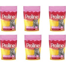 Pro Line Renkli Taneli Tavuklu Yetişkin Kedi Maması 400 gr x 6 Adet