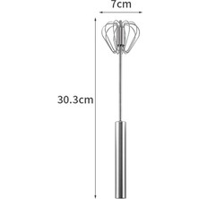 Omilife Çelik Çırpıcı Yaylı Bas Çek Mutfak Çırpıcı Yumurta Çırpıcı Pratik Karıştırıcı