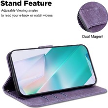 SZY Mall Tecno Camon 18 Premier Kabartmalı Sevimli Kaplan Flip Folio Cüzdan Kılıf (Yurt Dışından)