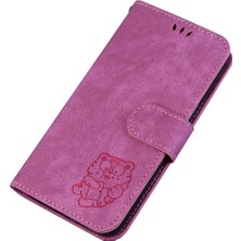 SZY Mall Iphone 14 Için Kılıf Artı Cüzdan Kılıf Tutucu Kapak Çevirin Folio Kabartmalı Sevimli (Yurt Dışından)