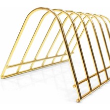 Gead Metal Ferforje Gold Tabak Standı-6'lı Gold Stand