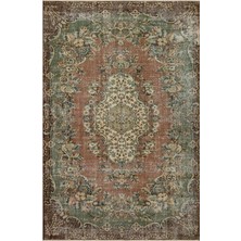 El Dokuma   Vintage Eskitme Halı 170X255 cm 10353
