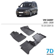 Crt Vw Caddy 2015-2020 7d Havuzlu Paspas