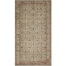 El Yapımı  Vintage Eskitme Halı 163X305 cm 10395