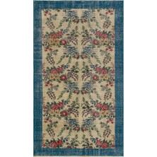 El Dokuma   Vintage Eskitme Halı 144X250 cm 10378