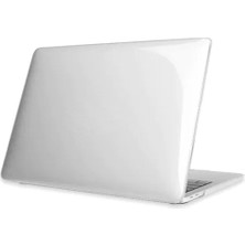 TEKNETSTORE Macbook Pro 14 Inç M3 / M3 Pro / M3 Max A2992 Uyumlu 360 Tam Koruyucu Kristal Şeffaf Simli Kapak