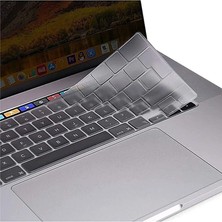 TEKNETSTORE Apple Macbook Air 2024 15 Inç M3 Çip A3114 Simli Kılıf / Klavye Kılıfı / Ekran Koruyucu Film Seti