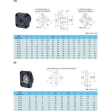 Mermak Cnc Fk 20 Vidalı Mil Uç Yatakları