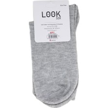 Look Socks Albert Einstein Emc Desenli Gri Kolej Çorap 3 Çift