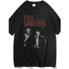 Köstebek Siyah Vintage The Smiths Unisex T-Shirt