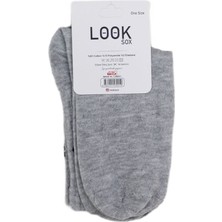 Look Socks Velma Dinkley Karakter Desenli Gri Kolej Çorap 3 Çift