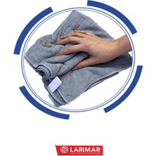 Larimar 3 Adet Mikrofiber Kareli Genel Temizlik Bezi Duvar ve Yer Silme Bezi Sıkılması En Rahat Bez 50*70CM