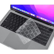 TEKNETSTORE Macbook Air 2024 13.6 Inç M3 Çip A3113 Tam Uyumlu Alt Üst Kılıf Klavye Kılıfı Ekran Koruyucu Film