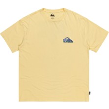Quiksilver Take Us Back Logo Erkek Sarı Tişört
