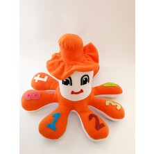 Uğraş Shop Peluş Ahtapot Oyuncak 45 cm Oyun Arkadaşımla Sayıları Öğreniyorum Yerli Üretim