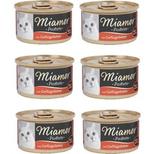 Miamor Kedi Konserve Ciğerli  85 Gr. x 6 Adet