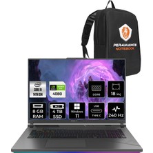 Asus Rog Strix G18 Intel Core I9 14900HX 8gb 4tb SSD RTX4080/12GB 240Hz 18" Qhd+ W11H Taşınabilir Bilgisayar N6092 & Per4 Çanta N6092P345