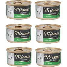 Miamor Kedi Konserve Pastete Sülün Etli 85 Gr. x 6 Adet